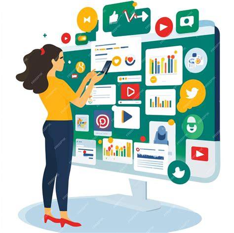 A digital marketer interacting with analytics software on a desktop to track behavioral signals.