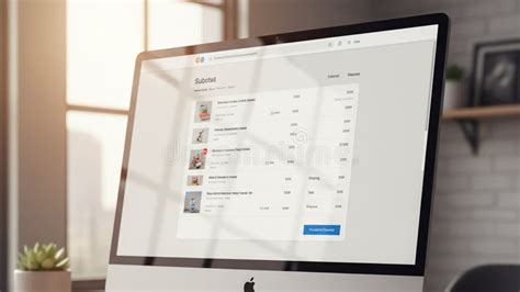 A computer screen showing clear and concise product titles in an ecommerce feed.