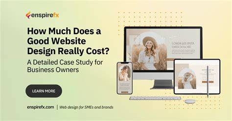 A desktop computer displaying a detailed case study on an advertising company website.