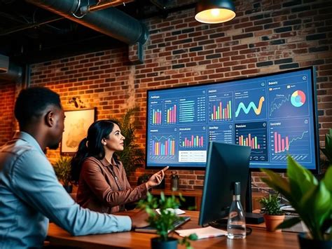 A digital marketing team discusses PPC campaign goals around a conference table.