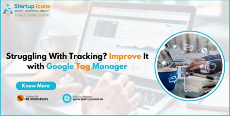 A laptop screen showing Google Tag Manager being used to audit digital marketing tracking setup.