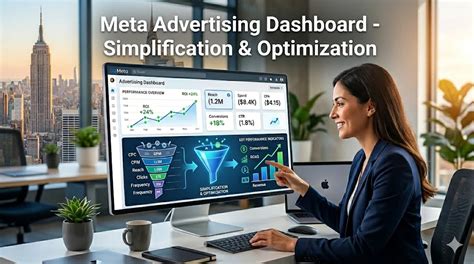 A digital marketer looking at improved ad performance metrics enabled by Meta Conversion API.