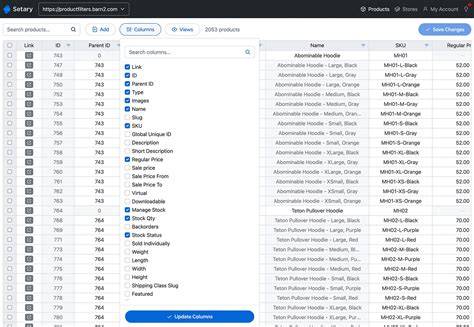 A detailed view of spreadsheet columns showing product descriptions in a Google Ads product feed.