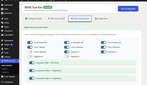 What Metrics Can I Track Using ROAS TOOL KIT When Running Meta Ads From WordPress Post Feeds